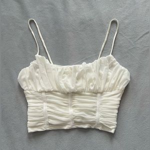 Ruffle tank top